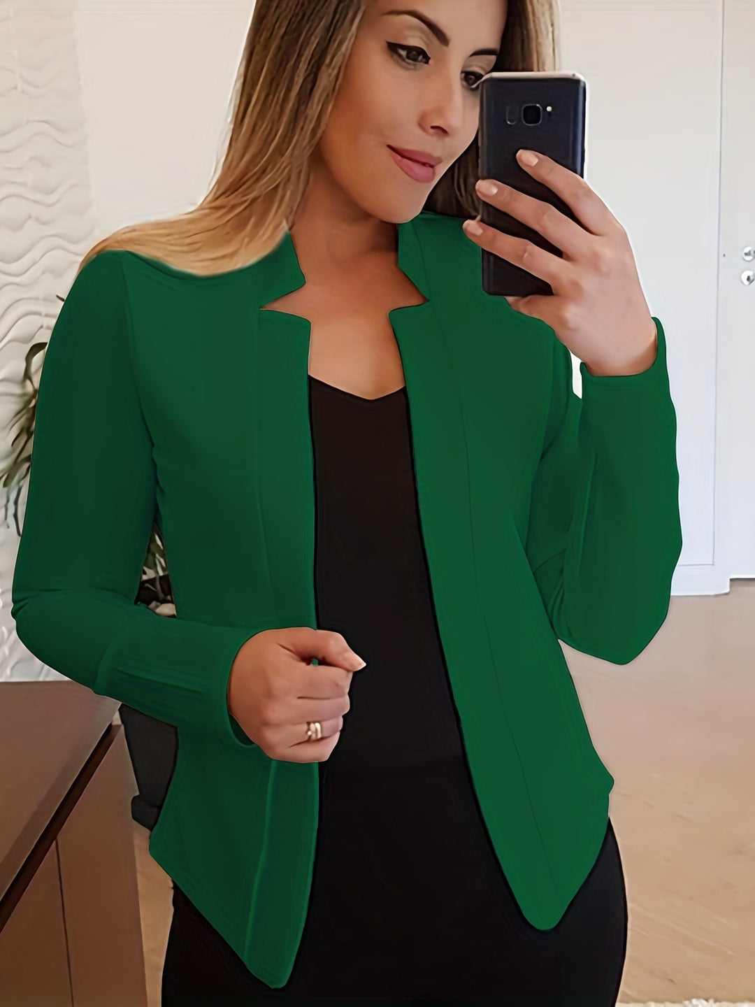 Birgit | Offener Blazer mit Reverskragen