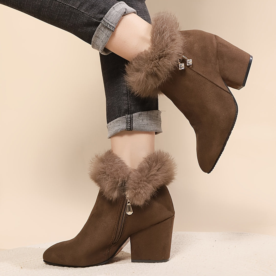 Gesine | Elegante Stiefeletten mit Blockabsatz