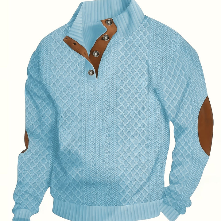 Volkmar | Strukturierter Stehkragen-Pullover