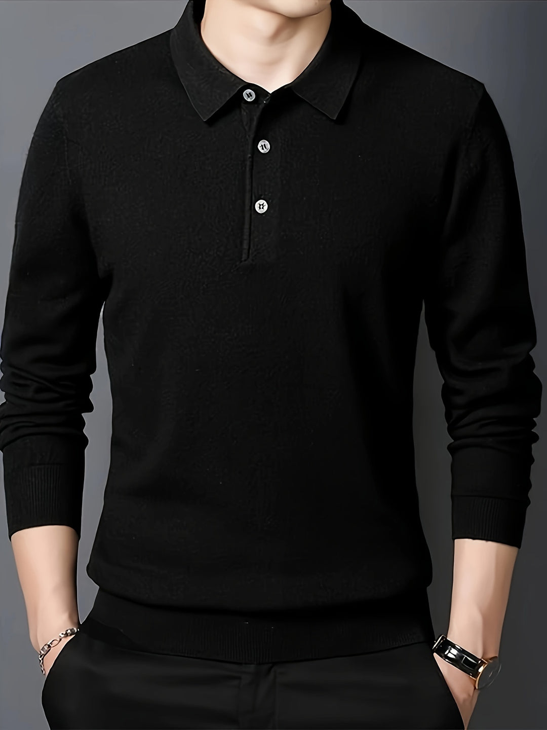 Ulrich | Klassisches Strick-Poloshirt