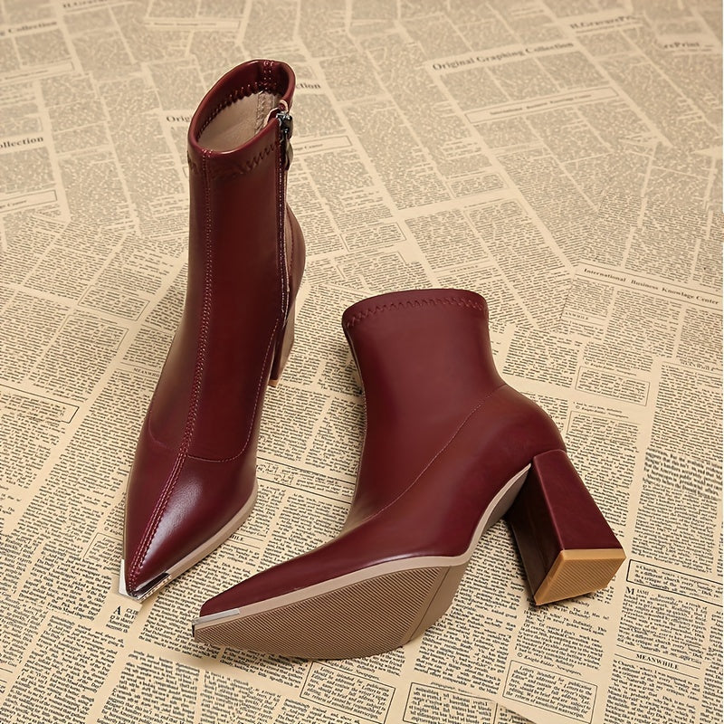 Kristin | Elegante Stiefeletten mit Blockabsatz