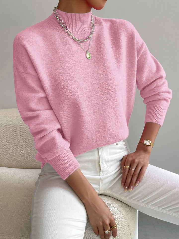 Thekla | Eleganter Stehkragen-Pullover