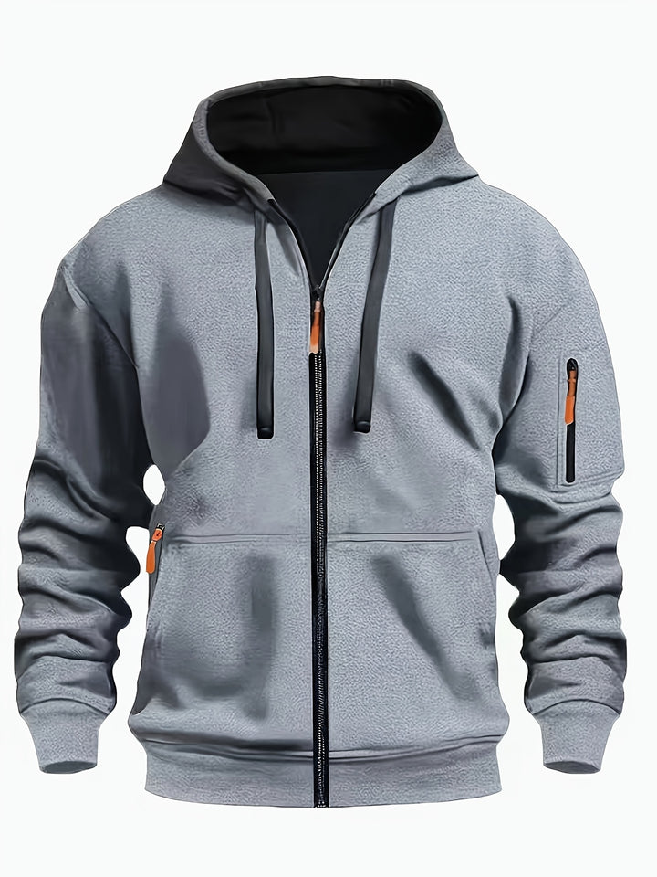 Hagen | Sportliche Kapuzenjacke mit Reißverschluss