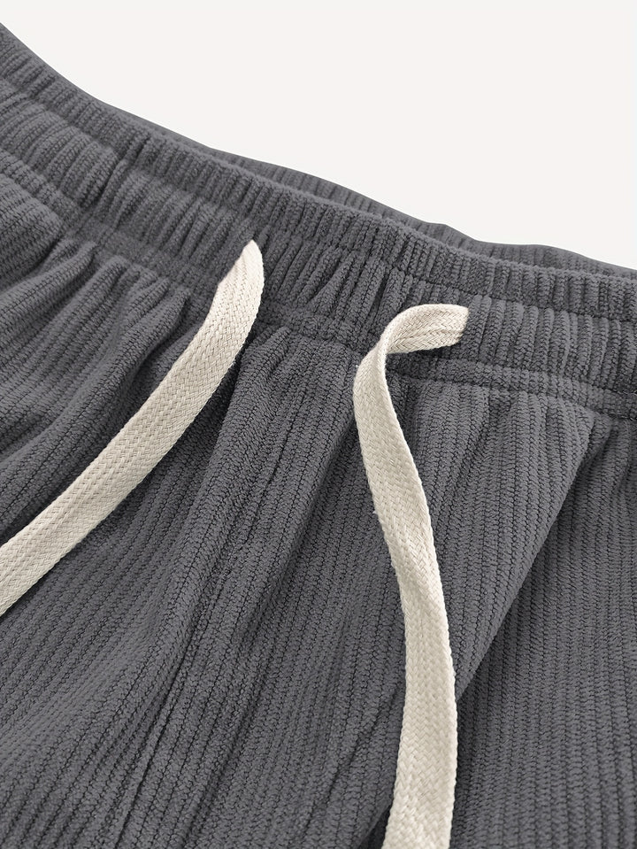 Ernst | Lässige Straight-Leg Hose mit Kordelzug