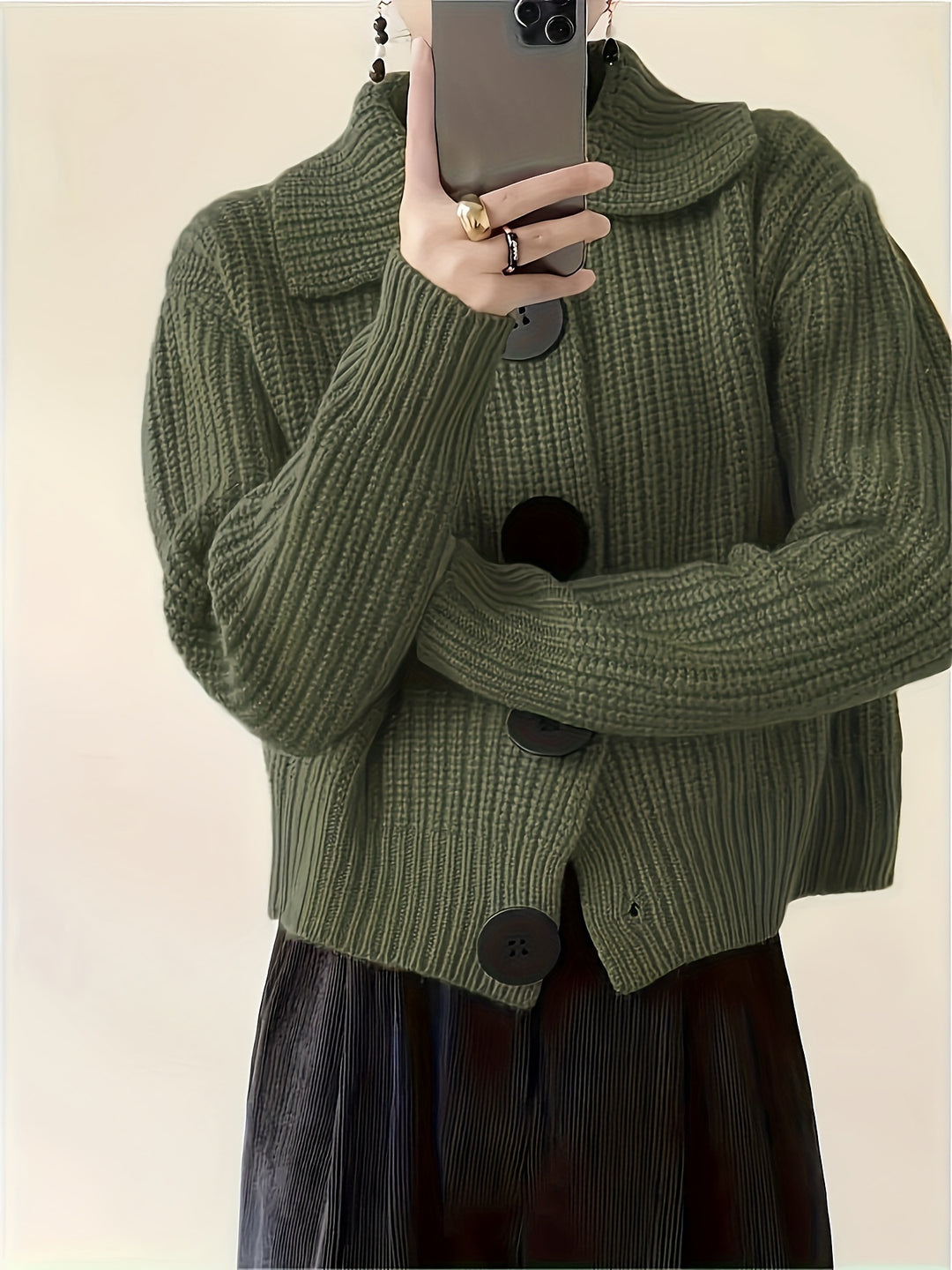 Hanne | Weicher Kragen-Strickpullover