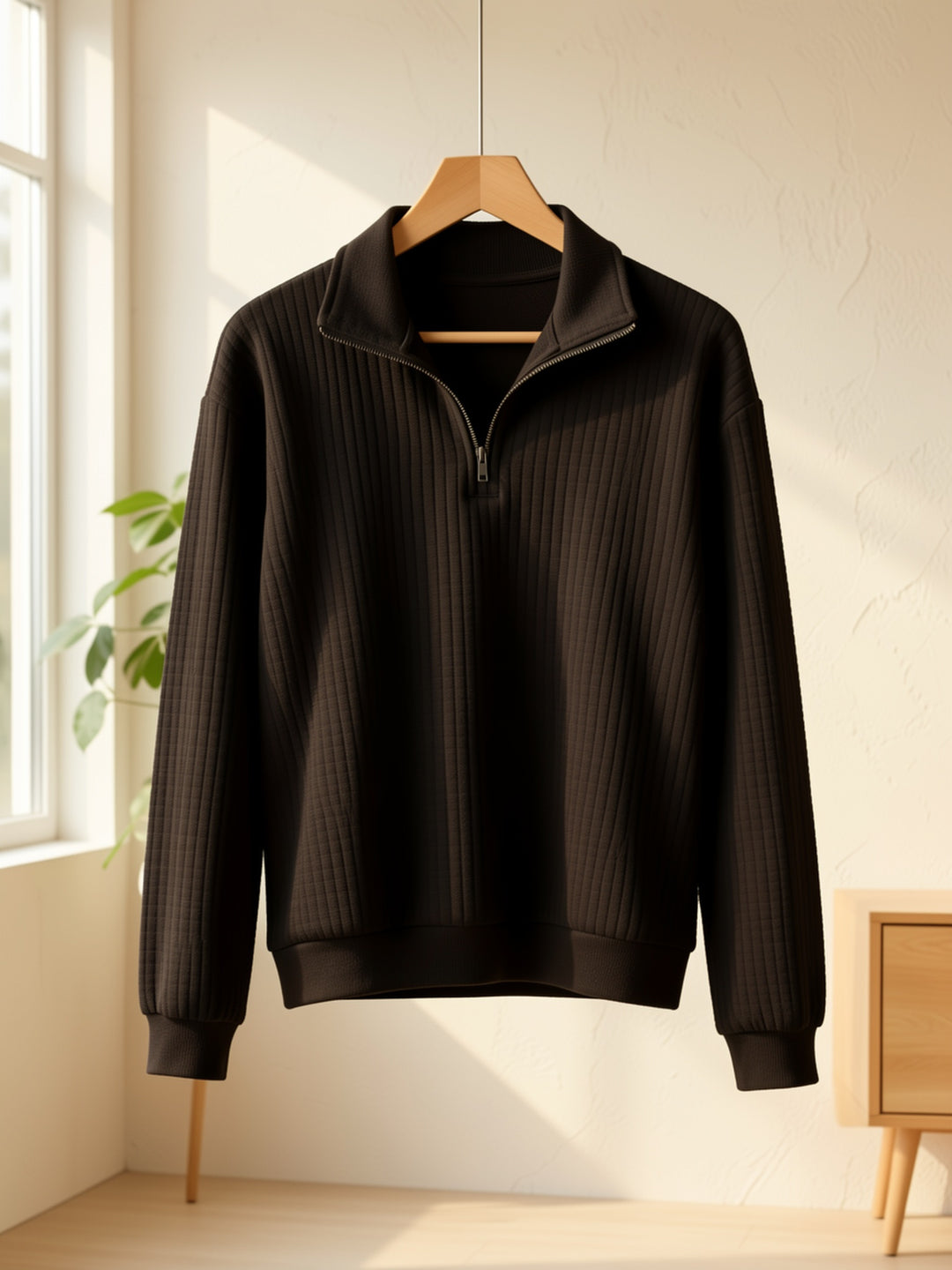 Steffi | Legerer Stehkragen-Pullover