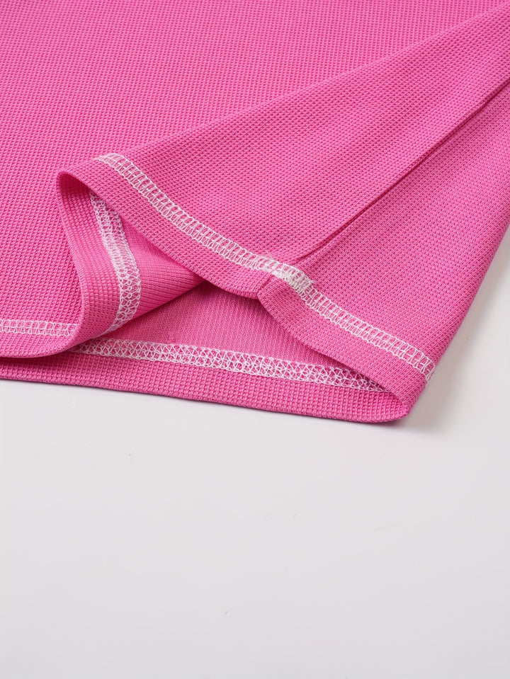 Jörg | Sportliches Kurzarm-Henleyshirt