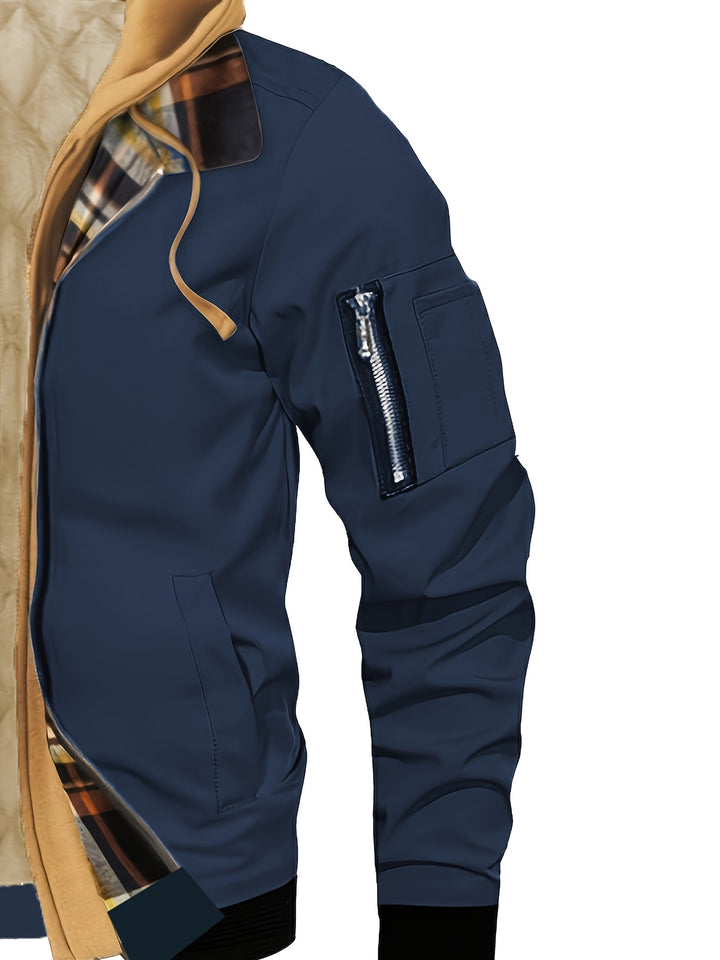 Falko | Gefütterte Kapuzenjacke mit Zipper