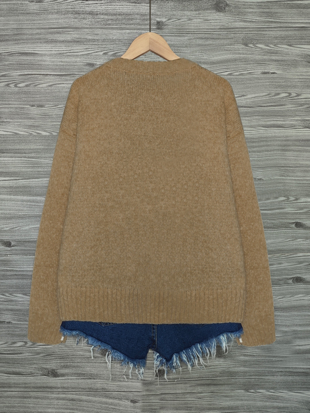 Nicole | Kuscheliger Rundhals-Pullover mit Katzen-Motiv