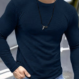 Kai | Strukturiertes Langarmshirt mit Waffelmuster