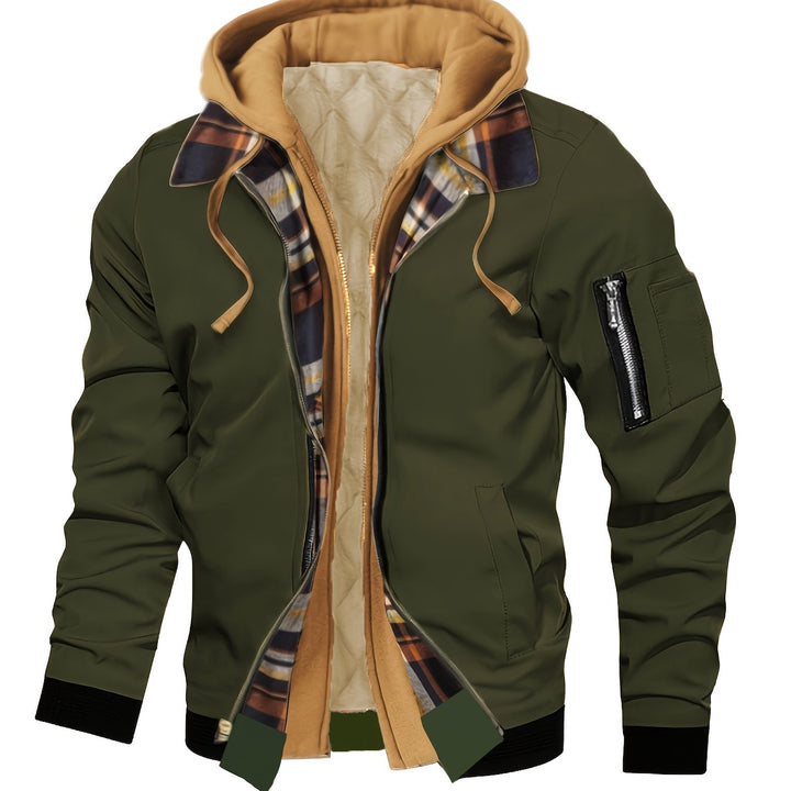 Falko | Gefütterte Kapuzenjacke mit Zipper