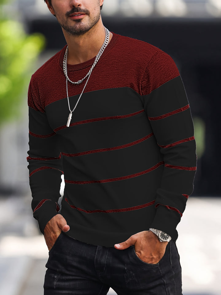 Sigmar | Zeitloser Streifen-Pullover