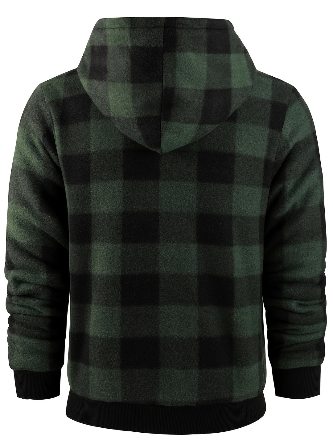 Gerwin | Gefütterte Kapuzenjacke im Karo-Look