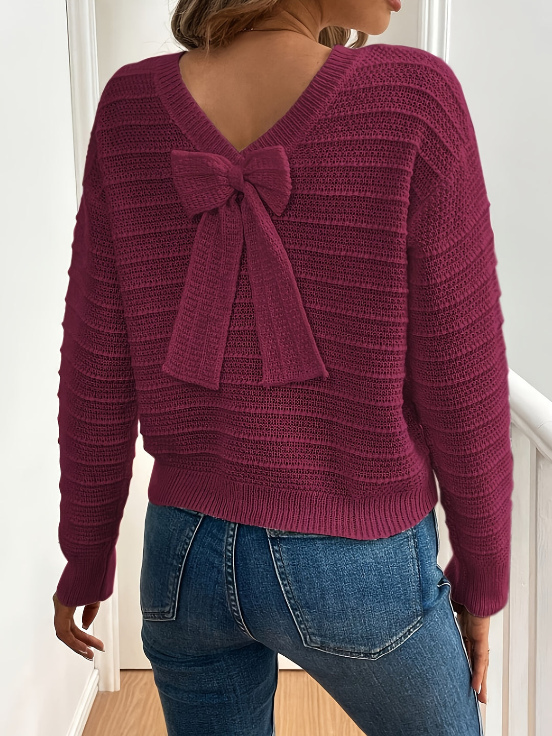 Hannelore | Femininer Schleifen-Pullover