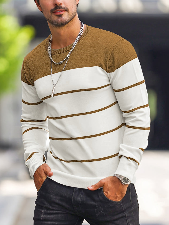 Sigmar | Zeitloser Streifen-Pullover