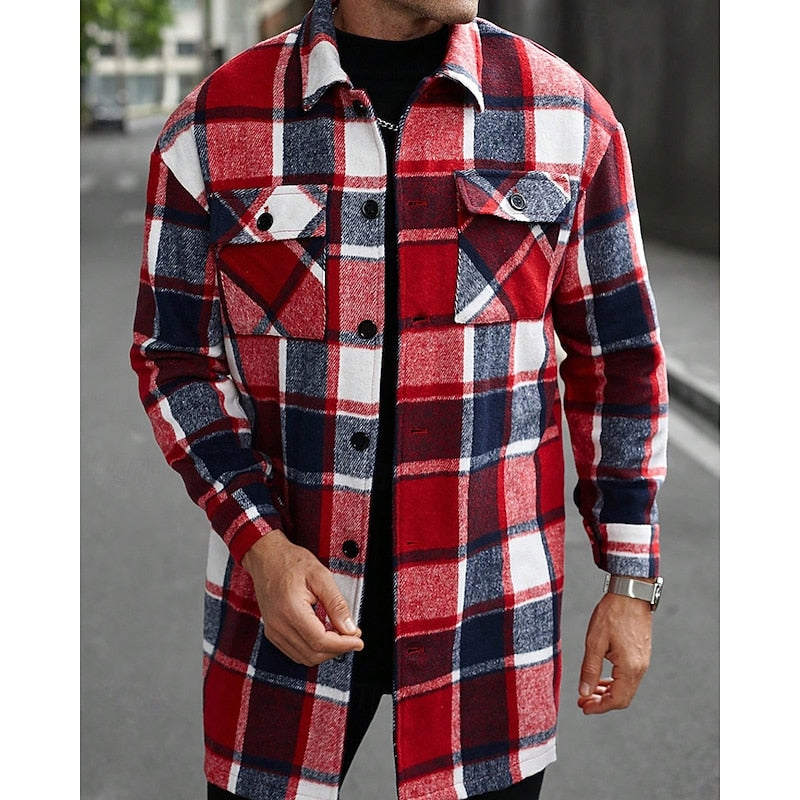 Hauke | Karierte Hemdjacke im Overshirt-Stil