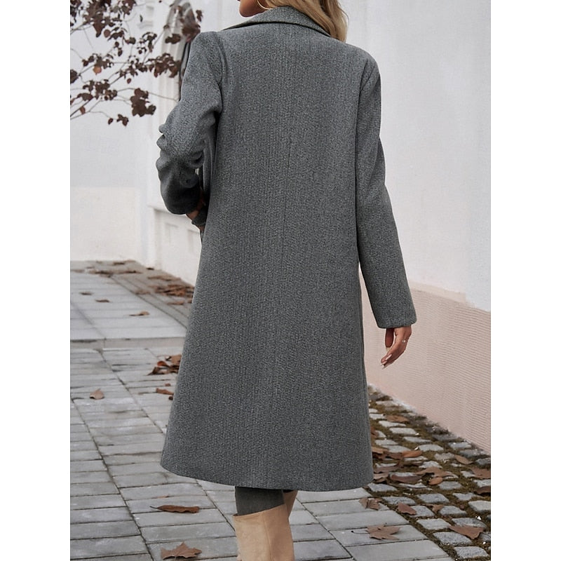 Rita | Eleganter Langer Mantel