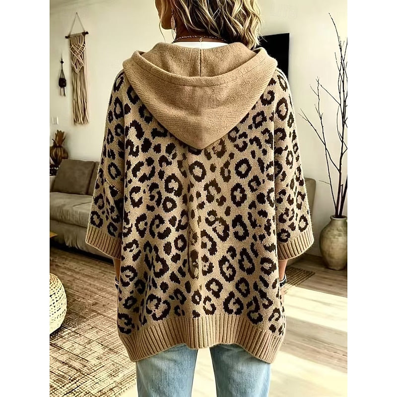 Anneke | Kuscheliger Kapuzenpullover mit Muster
