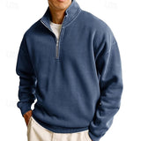 Dietrich | Lässiges Troyer-Sweatshirt mit Stehkragen
