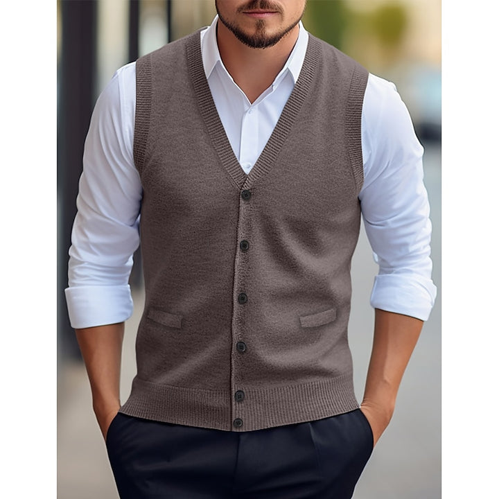 Ludger | Elegante Weihnachts-Strickweste