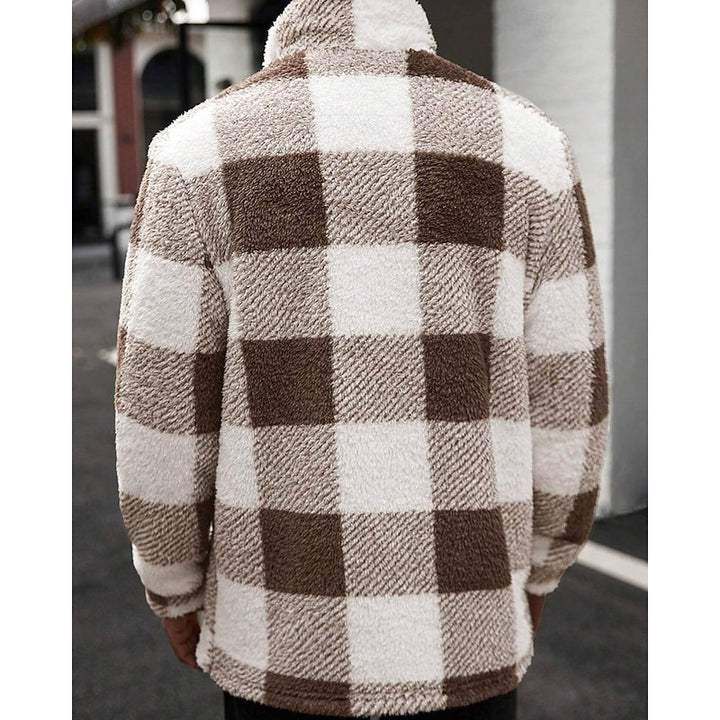 Marcel | Karierte Kuscheljacke im Karo-Design