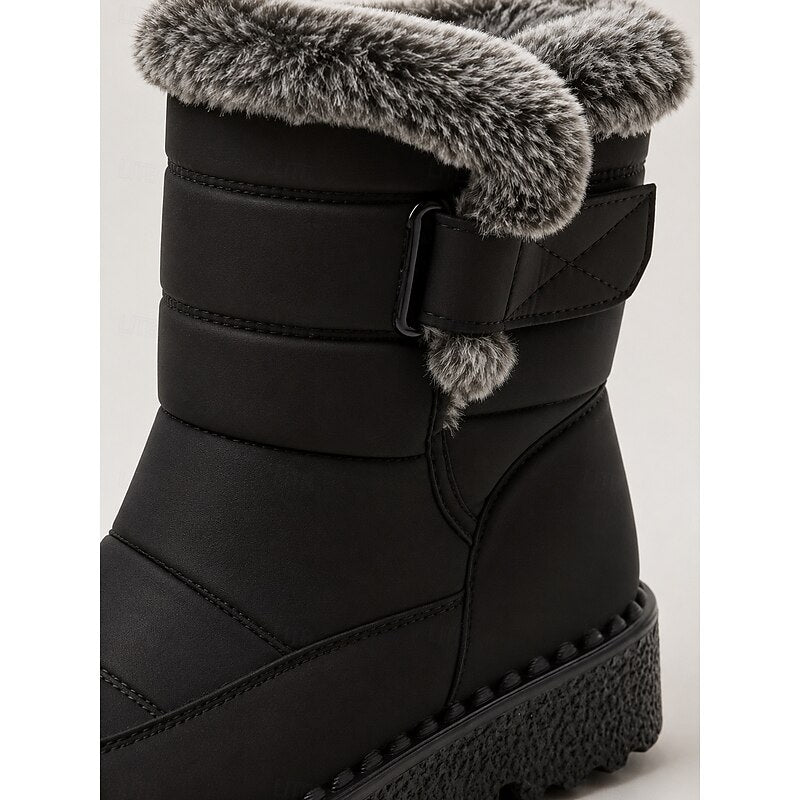 Annerose | Gefütterte Winterstiefel mit Zierschnalle