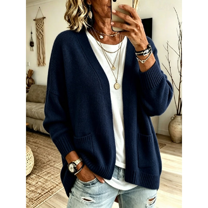 Rosalinde | Weiche Oversize-Strickjacke