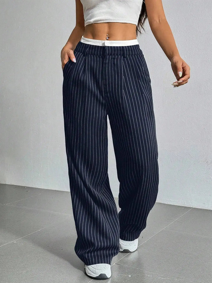 Rosalinde | Elegante Nadelstreifen-Hose