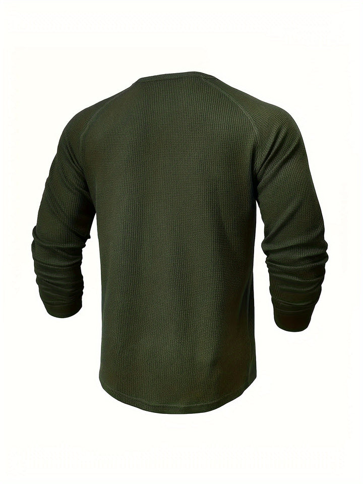 Manuel | Sportlich-eleganter Henley-Pullover