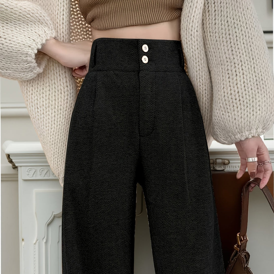 Gudrun | Elegante Weite Marlenehose