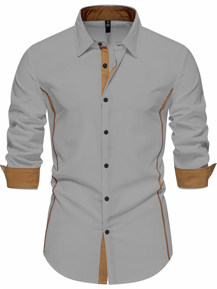 Detlef | Elegantes Kontrast-Hemd