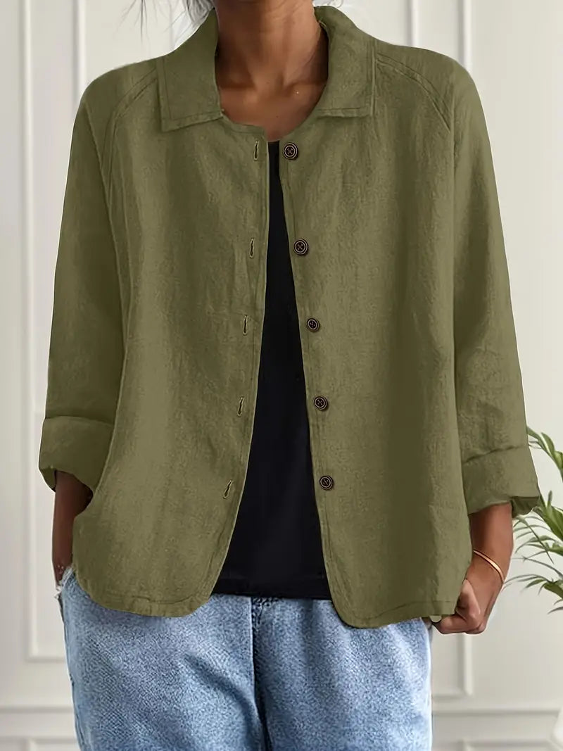 Renate | Leichte Knopfjacke für jeden Tag