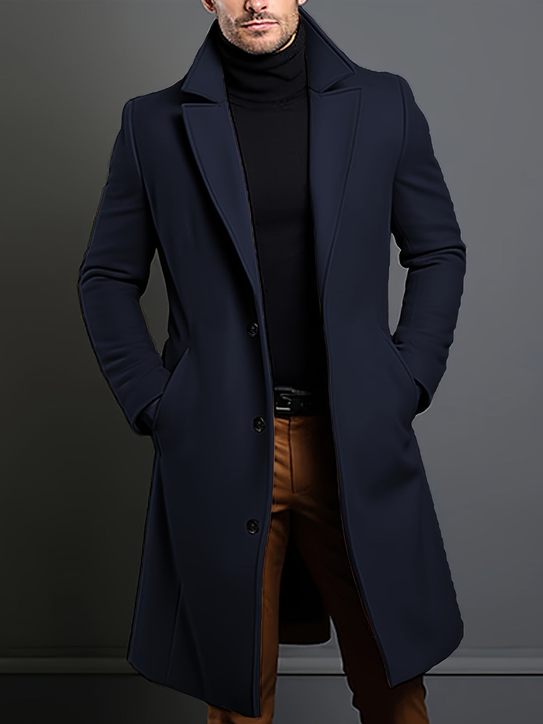 Jakob | Eleganter Langer Mantel