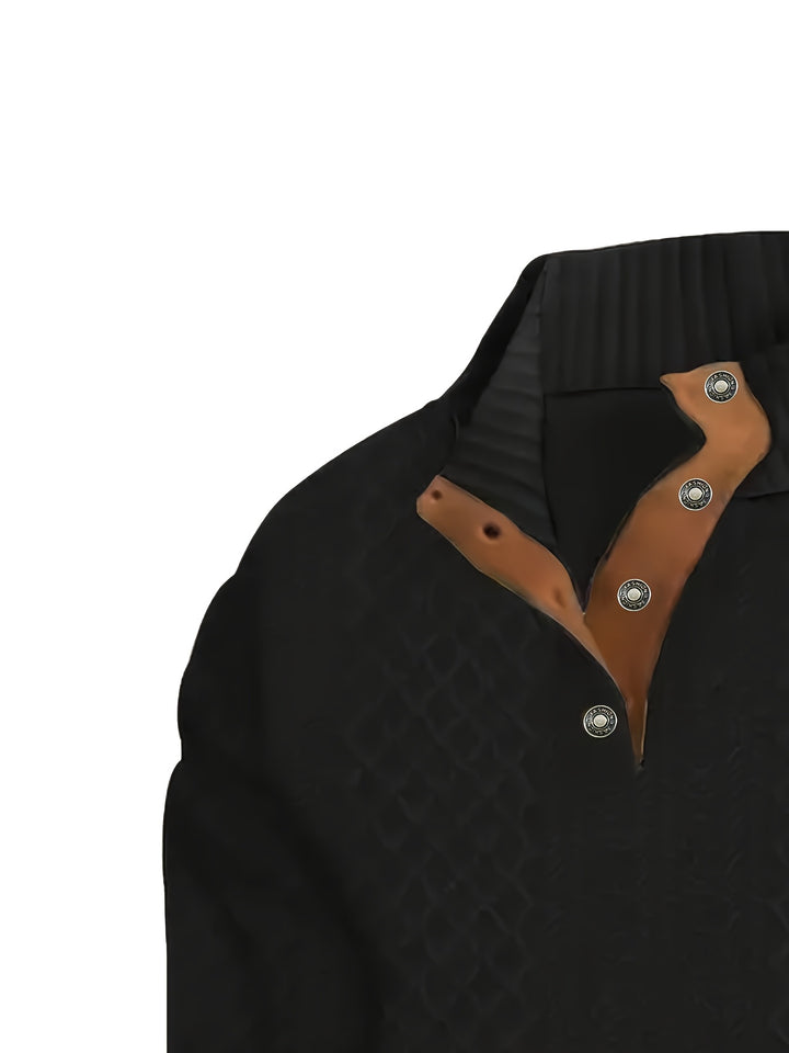 Volkmar | Strukturierter Stehkragen-Pullover