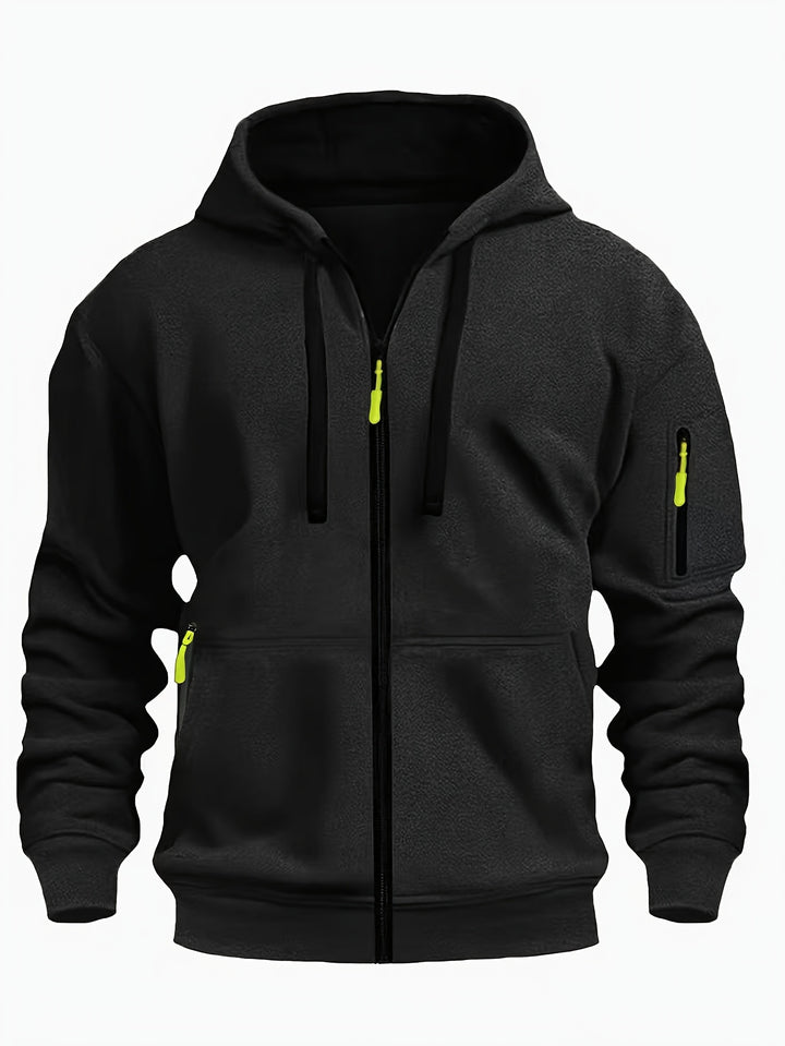 Hagen | Sportliche Kapuzenjacke mit Reißverschluss