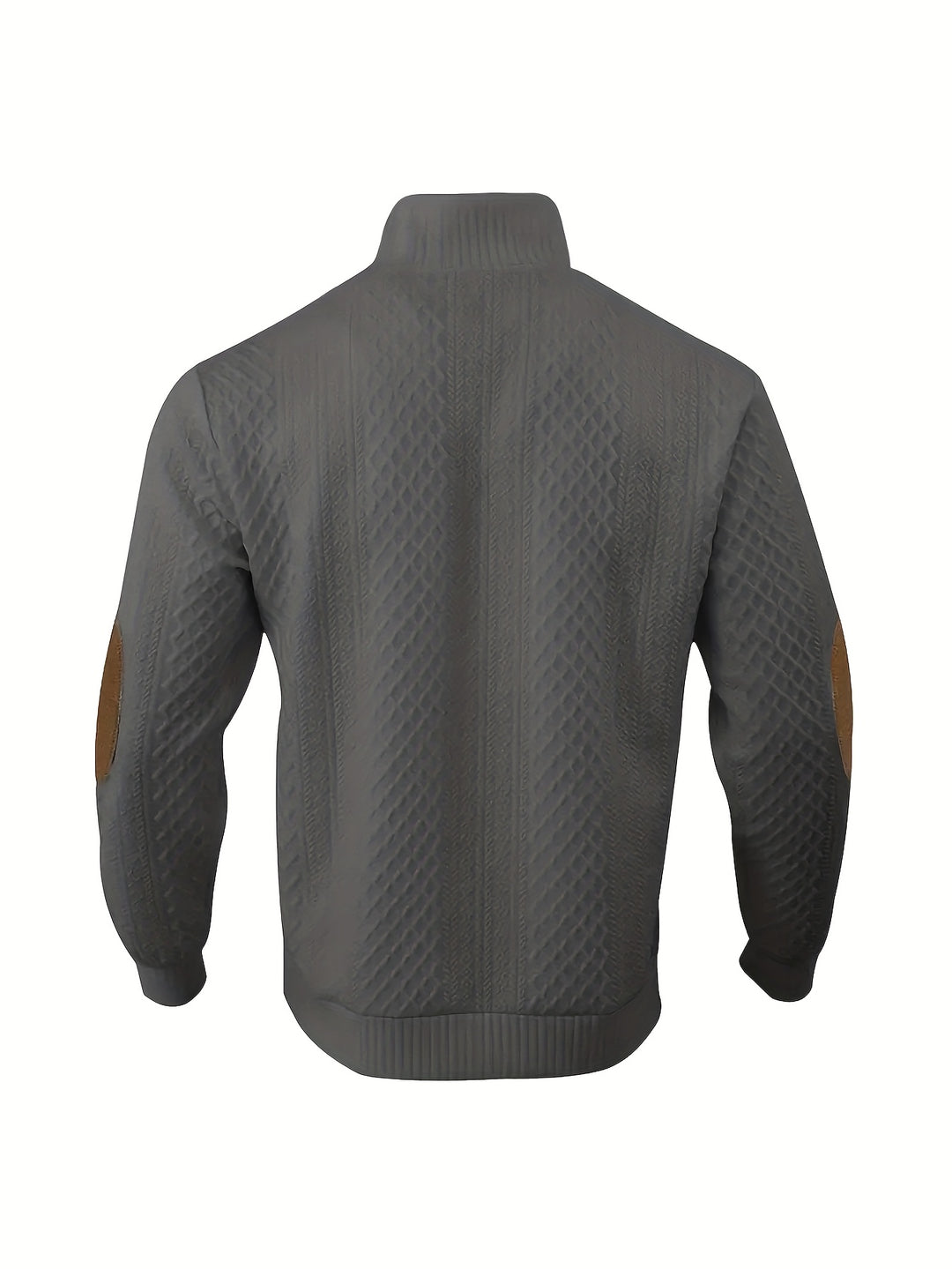 Wolfram | Edler Stehkragen-Pullover mit Knopfleiste