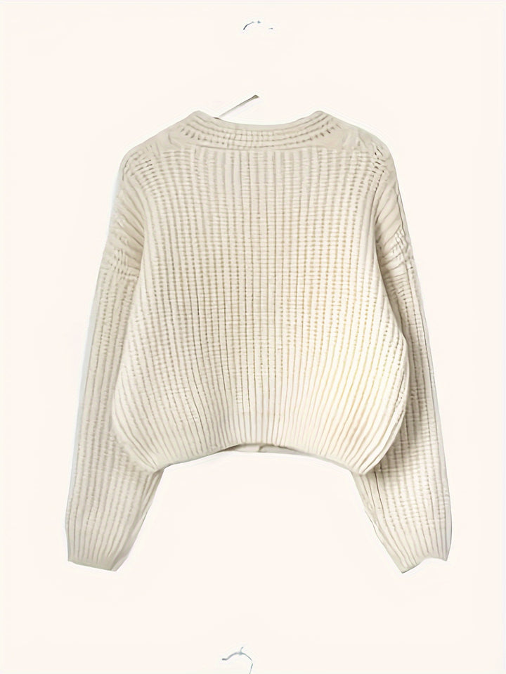 Bernadette | Kuschelige Grobstrick-Strickjacke