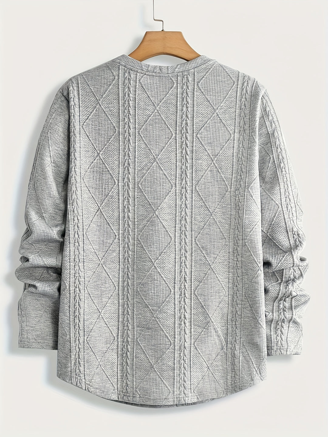 Eckhard | Strukturiertes Longsleeve