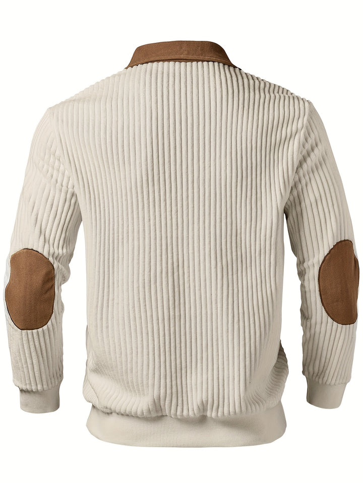 Uwe | Sportlich-eleganter Troyer-Pullover