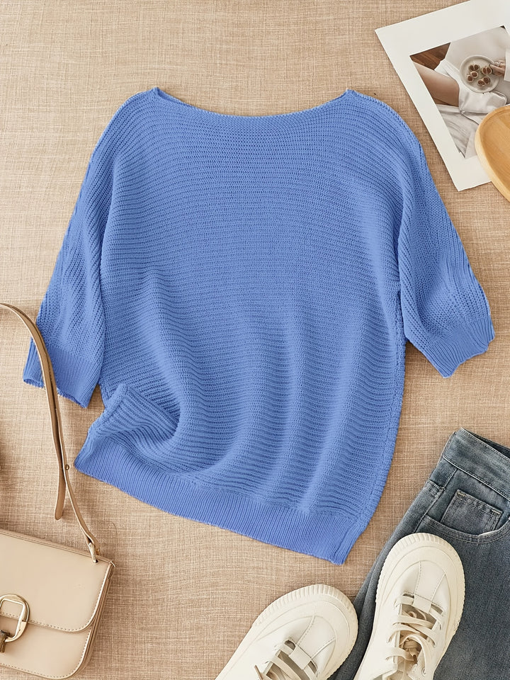 Heidrun | Lockerer Strickpullover