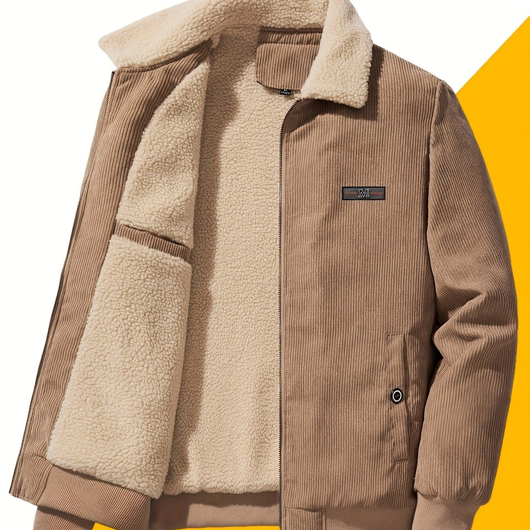 Volker | Wärmende Winterjacke mit Stehkragen