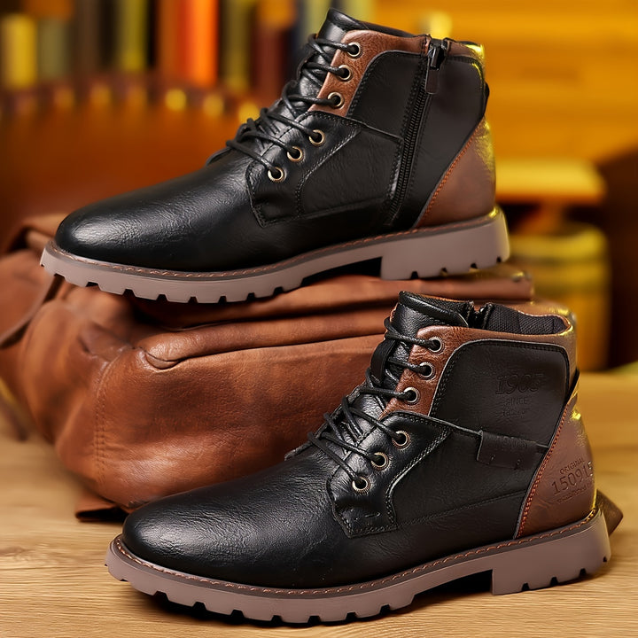 Wendelin | Robuste Schnürstiefel im Vintage-Stil