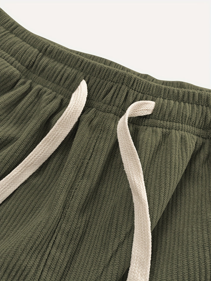 Ernst | Lässige Straight-Leg Hose mit Kordelzug