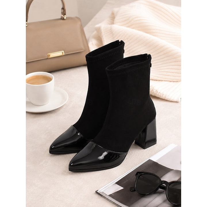 Sonja | Elegante Stiefeletten mit Blockabsatz