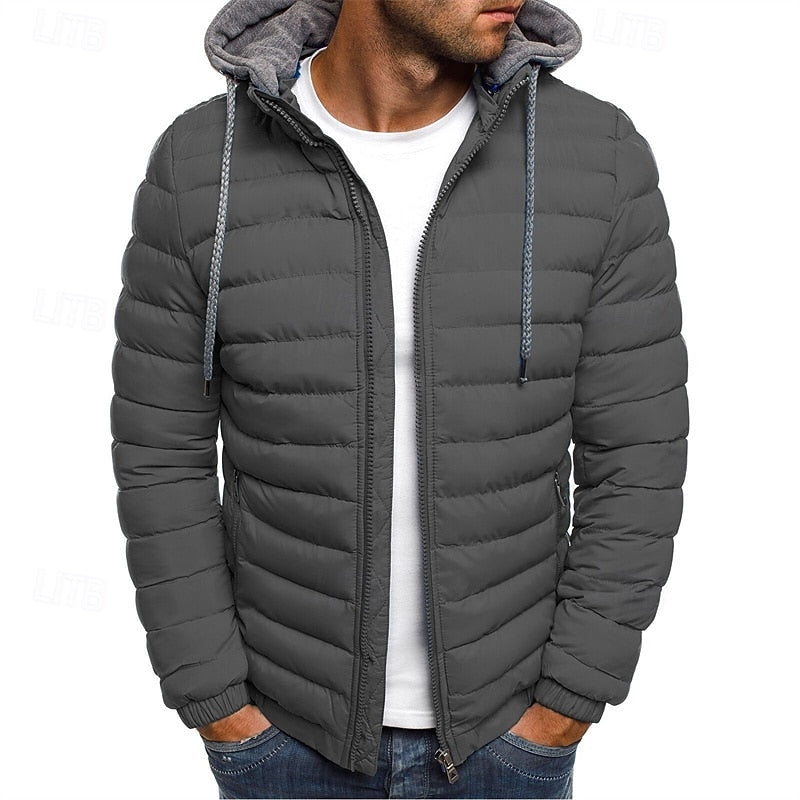 Dominik | Wärmende Steppjacke mit Kapuze