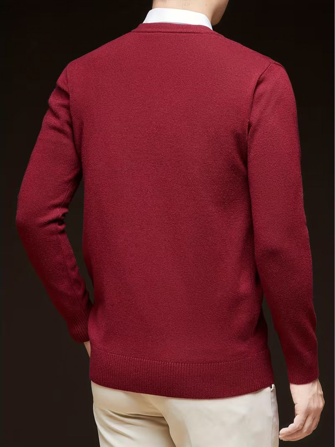 Jens | Klassischer V-Ausschnitt Pullover