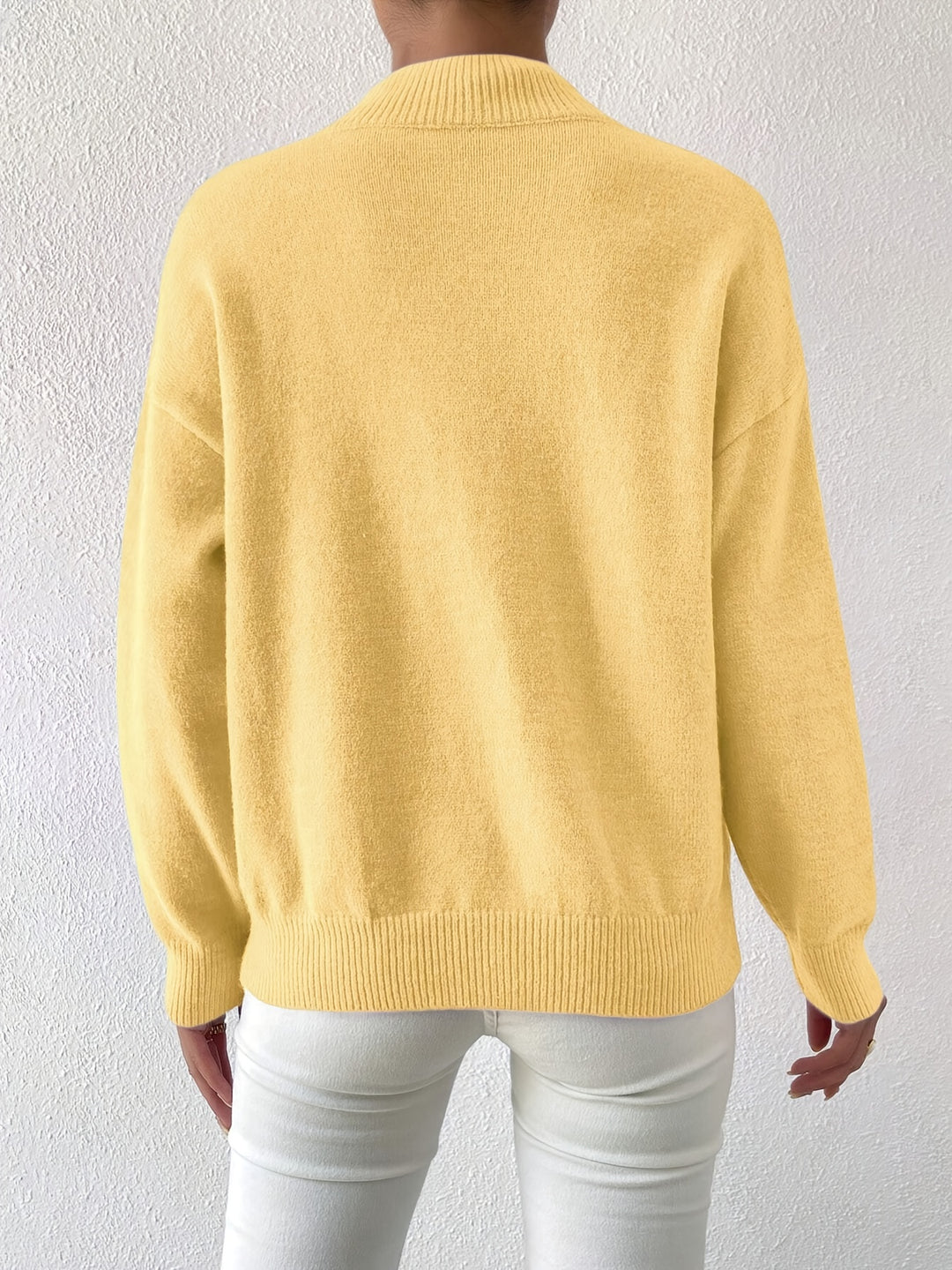 Thekla | Eleganter Stehkragen-Pullover