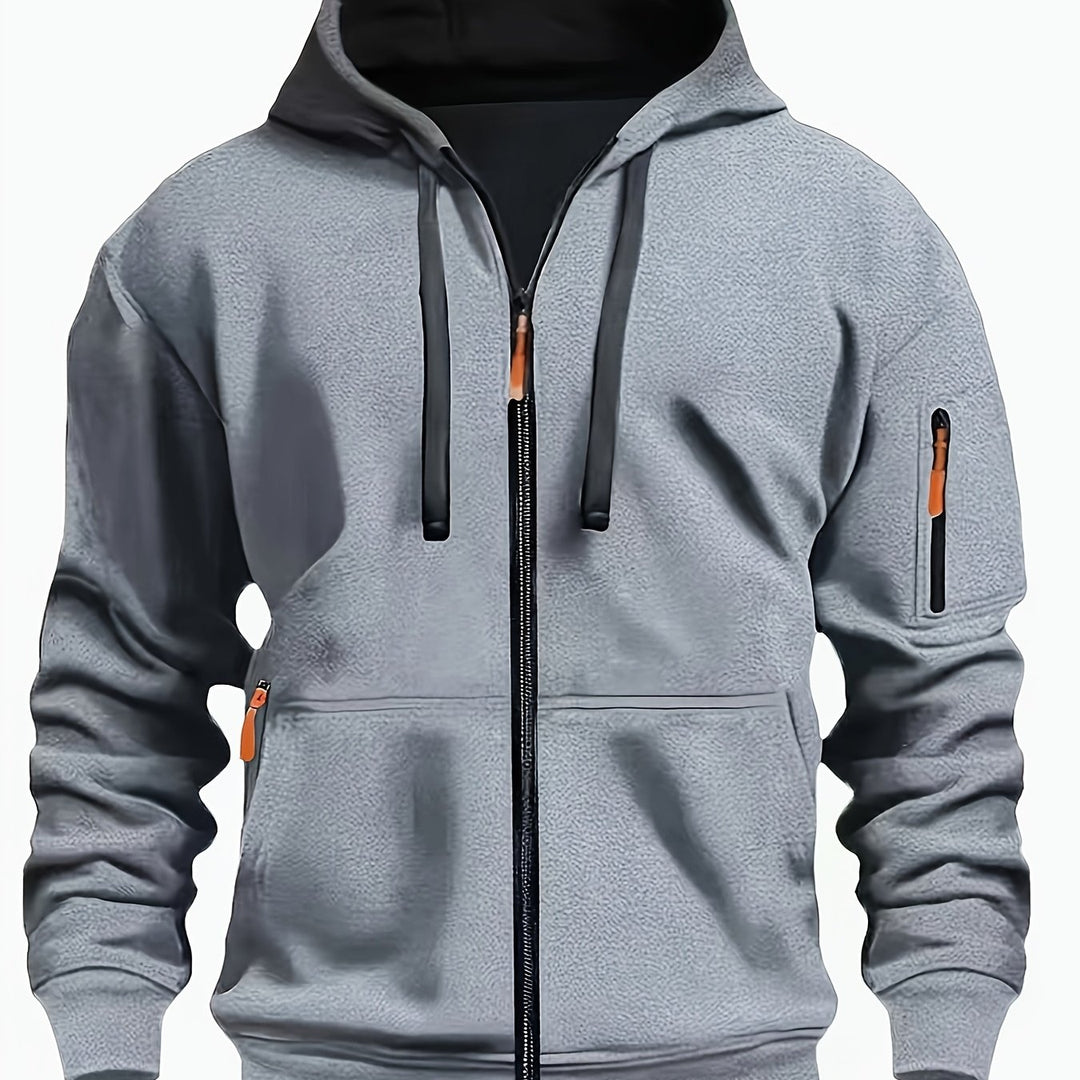 Hagen | Sportliche Kapuzenjacke mit Reißverschluss