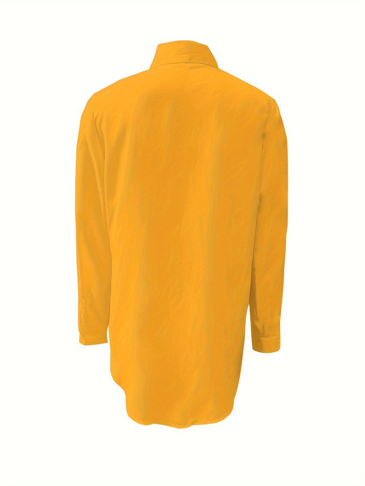 Almut | Elegante Longbluse mit Seitenschlitz