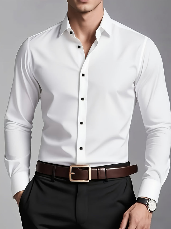 Adrian | Elegantes Langarm-Hemd